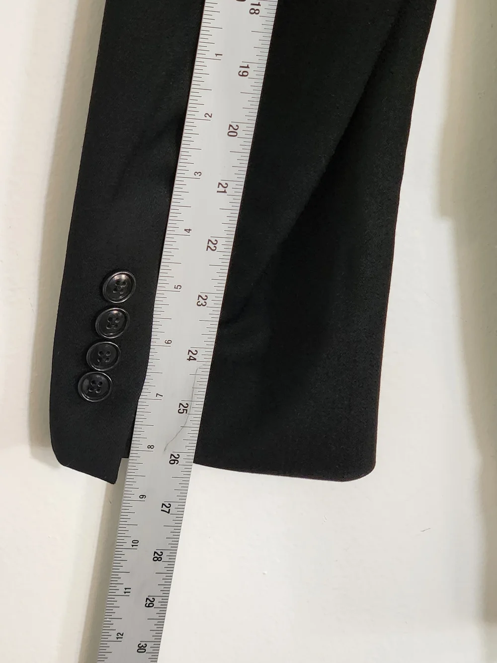 Jones New York Mens Black Wool Blazer Size 44L